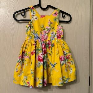Polo Ralph Lauren Floral Yellow toddlers Dress